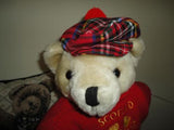 Scotland Vintage Teddy Bear Kilt & Knitted Sweater Jointed 15 inch