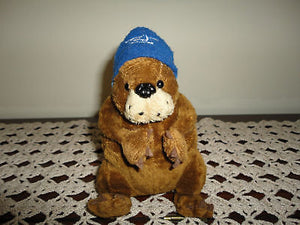 Bell Mobility Canada Beaver with Hat Plush Toy