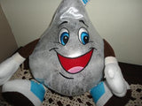 Jumbo Niagara Falls HERSHEY Store KISS Sparkly Silver Stuffed Toy