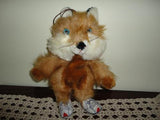 Antique Vintage Ganz Bros Canada FOX Brown Red Stuffed Plush 13 Inch 1950s