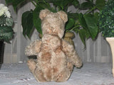 Antique 1949 Steiff Original Teddy Bear Jointed Gray Mohair 35 cm