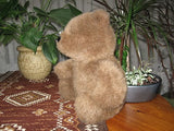 AMC NY Brown Plush Teddy Bear 12 inch Sitting 1985