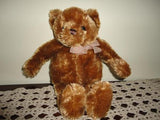 Animal Alley Toys R Us Brown TEDDY BEAR 11 inch Chiffon Bow 2009