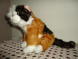 Gorgeous RARE Sitting CAT Stuffed Plush ADORABLE