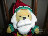 Winnie The Pooh Santa  Bear Doll Walt Disney Exclusive