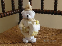 Happy Holidays Christmas UK Bear Decoration
