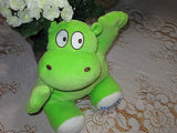 HUGGIES Green Hippo Stuffed Baby Toy Brand New In Bag 12 Inch RARE