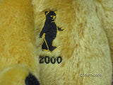 Deans Rag Book UK Yellow Mohair Golden Dawn Teddy Bear Fully Jointed 2000 Ltd Ed.