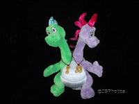 Gund Dragon Tales Zak & Wheezie Doll Sesame Workshop