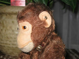 Antique Steiff Mohair Jocko Monkey Chimpanzee FF Button 1934-1936 Germany