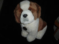 Dakin St Bernard Dog Plush Classique Collection 14 Inch Large Vintage 1988