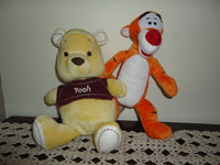 Disney Winnie the Pooh & Tigger Baby Safe Plush Toys