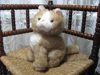 Vintage Dutch Sitting Tabby Cat Plush 26 CM No IDs