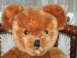 Hermann Germany 45 cm Reddish Brown Mohair Teddy Bear Vintage