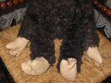 Old Antique German Chocolate Brown Monkey 56 CM