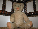 Antique Fechter Austrian 1940s Gold Mohair Old Bear 12 Inch Rare