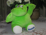 HUGGIES Green Hippo Stuffed Baby Toy Brand New In Bag 12 Inch RARE