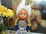 Dutch Holland Doll Authentic Costume & Wooden Clogs 7 inch