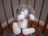 Boyds Bunny Rabbit Plush Jointed Keefer Lightfoot Retired 13 Inch