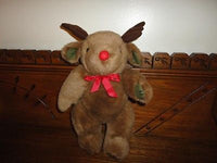 Christmas RUDOLPH REINDEER Jointed RARE Stuffed Plush