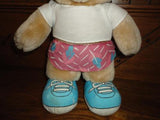 Applause Jam Bear Buff Three Cheers 12 Inch Vintage 1988