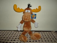 Rocky and BULLWINKLE MOOSE Stuffed Plush 17 inches