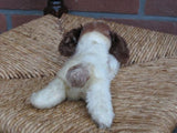 Steiff Antique Floppy Cockie Mohair Spaniel Dog 7317 Silver Button 1954-58