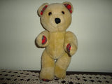 Dakin Vintage 1984 Jointed Teddy Bear Tartan Cotton Paws