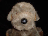 Dakin Dog Stuffed Animal Plush Brown Toy 10 Inch Vintage 1986