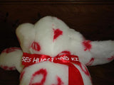 Hugs & Kisses Large DOG Heavy Weight 22 inch Laying Soft Furry Plush
