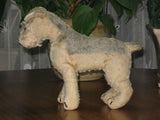 Antique Hermann Airedale Mohair Terrier Dog 1950s No Ids