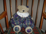 Ganz 1993 Bear Dumpling HX1005 Tartan Outfit 17 Inch