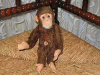 Old Antique Germany Hermann Mohair Monkey 29 CM