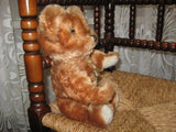Hermann Germany Vintage Mohair Teddy Bear 12 inch with Bell