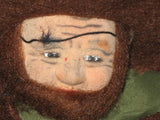 Old Antique German Hunter Hand Puppet Very Rare