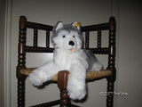 Steiff Molly Husky Dog 45 cm 104916 Button & Tag 1991