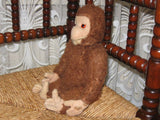 Old Antique German Copper Brown Monkey 33 CM