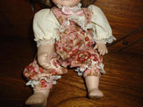Porcelain Doll Musical Mechanical Baby Plays Brahms Lullaby Wind Up Moving Body