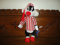 Play by Play Looney Tunes SYLVESTER CAT 1997 Ace 11 inch