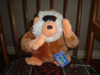 Mighty Star Bonbon Sitting Baboon 10 Inch Plush Jungle Sweets Vintage