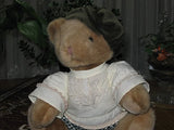 Anna Club Plush Holland 12 Inch Classic Jointed Brown Teddy Bear 1992