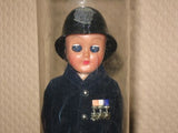 British Bobby Costume Souvenir Doll in Case