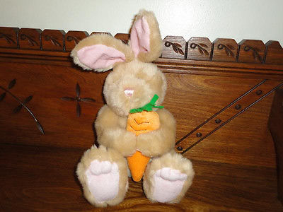 Ganz CARROT PATCH Bunny Rabbit Plush 12 inch