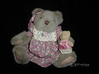 Russ Berrie Mayfair Girl Bear Plush 1803 Fully Dressed