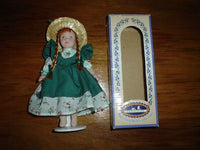 Anne of Green Gables Porcelain Bisque Poseable Doll 7 Inch with Box