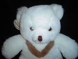 Ganz The Heritage Collection 1985 White Teddy Bear Plush 12 Inch Tall All Tags