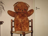 Old Antique Dutch Holland Brown Bear Jumbo 3FT Tall