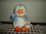 Russ IGGY Penguin with Baby Plush ADORABLE !!