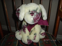 Ganz Rosalee Dog 12 inch 00793 Flower Velvety Plush HV6441 Heritage Collection