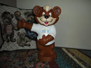 Zellers Canada ZEDDY BEAR BANK 10 inch Handpainted